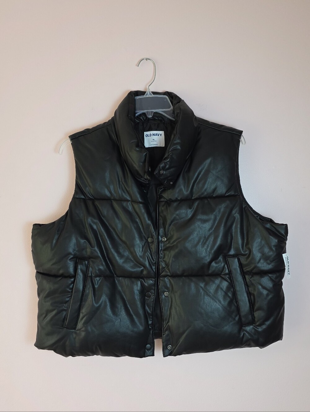 Old Navy Black Puffer Vest